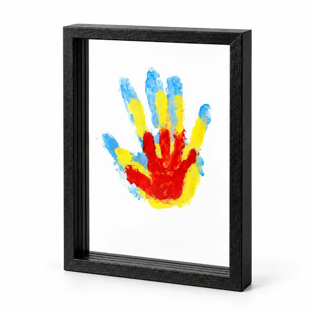 Keepsake Handprint Frame Kit — Black