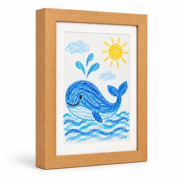Little Gallery Kids Art Frame — Wood