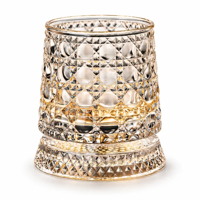 Orbit Rotating Whiskey Glass — Chandelier